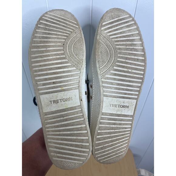 NWT‎ Tretorn Nylite Plus Leather Sneakers in White Leopard Size 10 1/2 - Picture 7 of 9